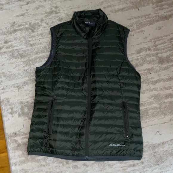 Eddie Bauer Jackets & Coats Eddie Bauer Green Puffer Vest Poshmark